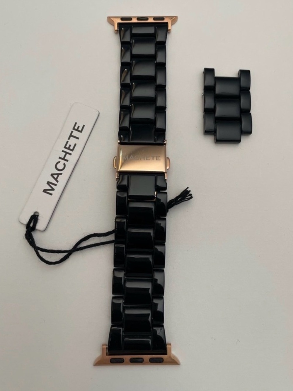 Machete Watch Band with Rose Gold Hardware